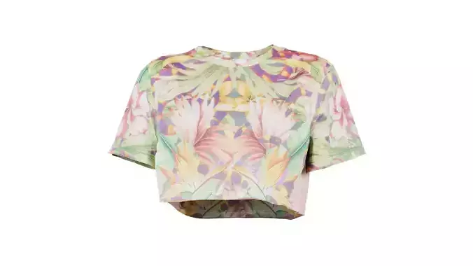 Flower Decorated Top