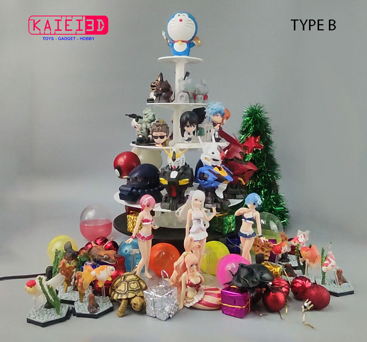 Toys layer display stand 3D print model_5