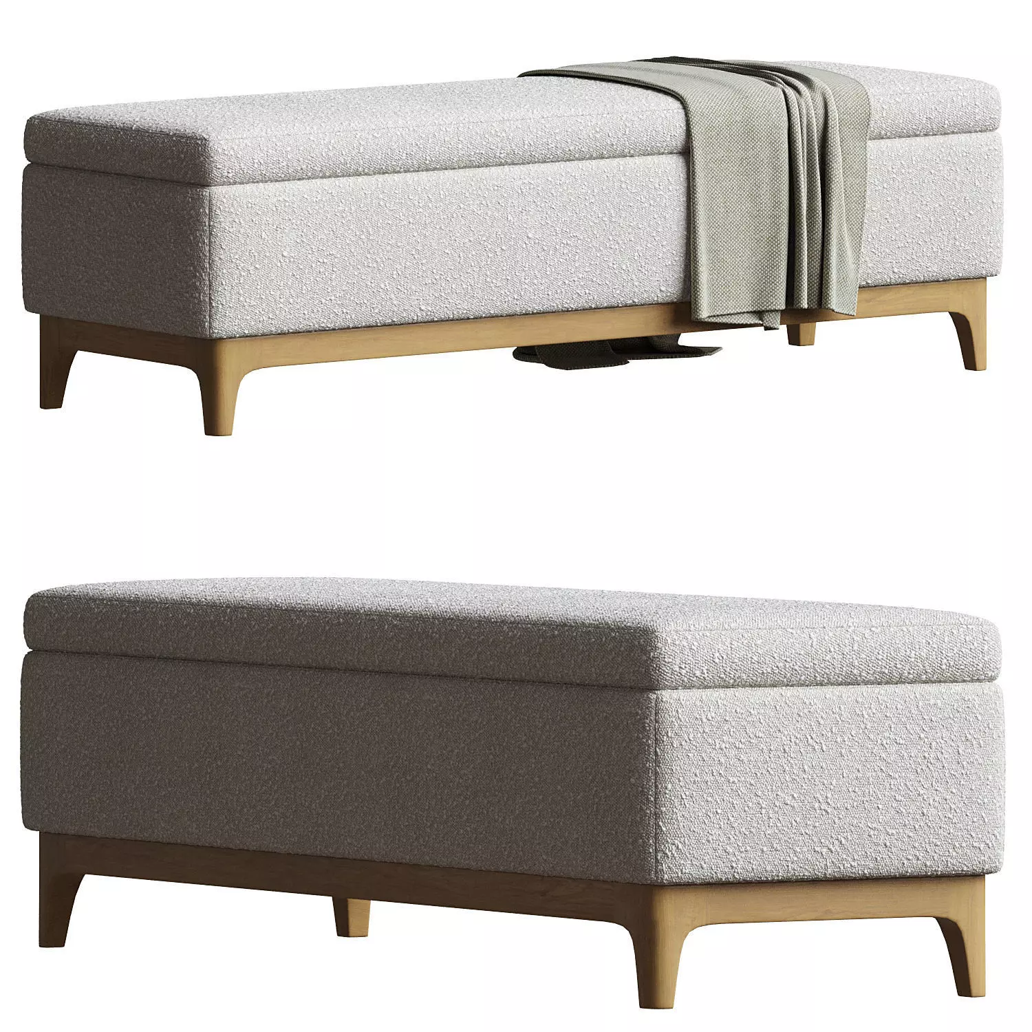 Diascia Bench 3D model_0