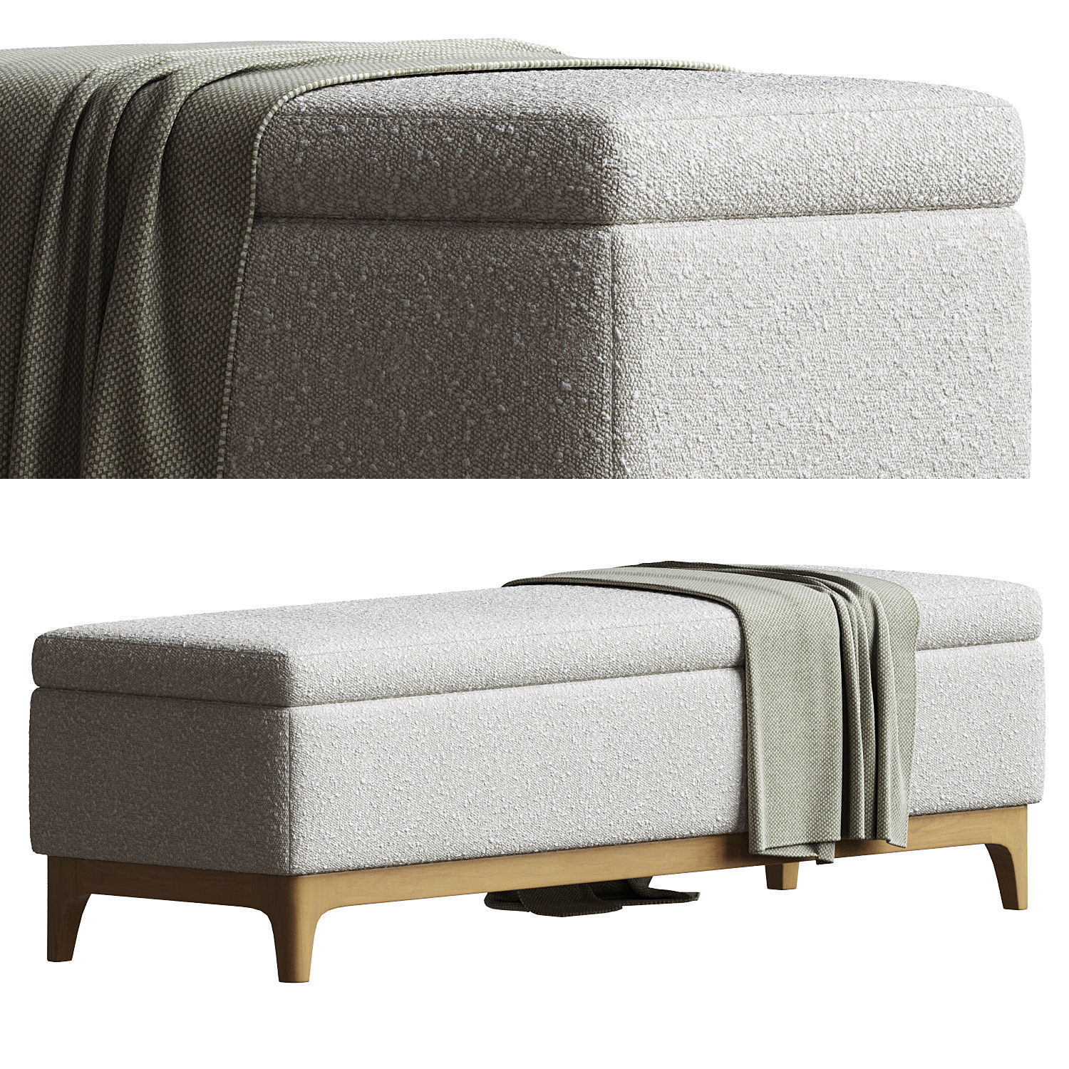 Diascia Bench 3D model_2