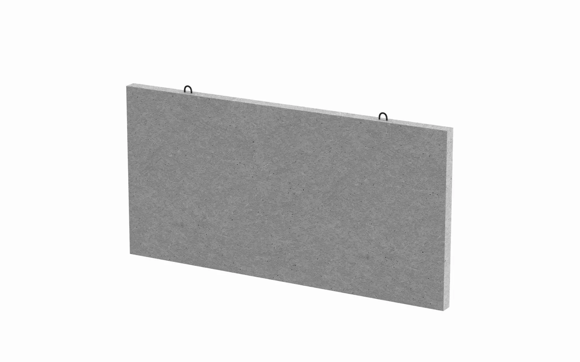 Concrete Wall Facade 3D model_0