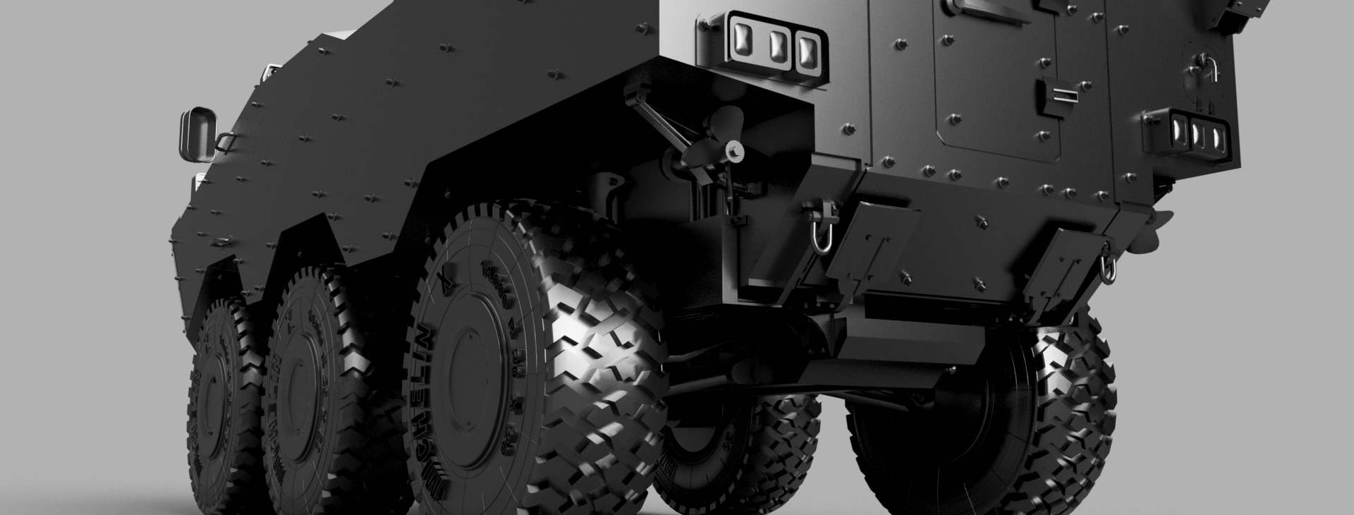 VBTP - GUARANI 6x6 3D print model_3