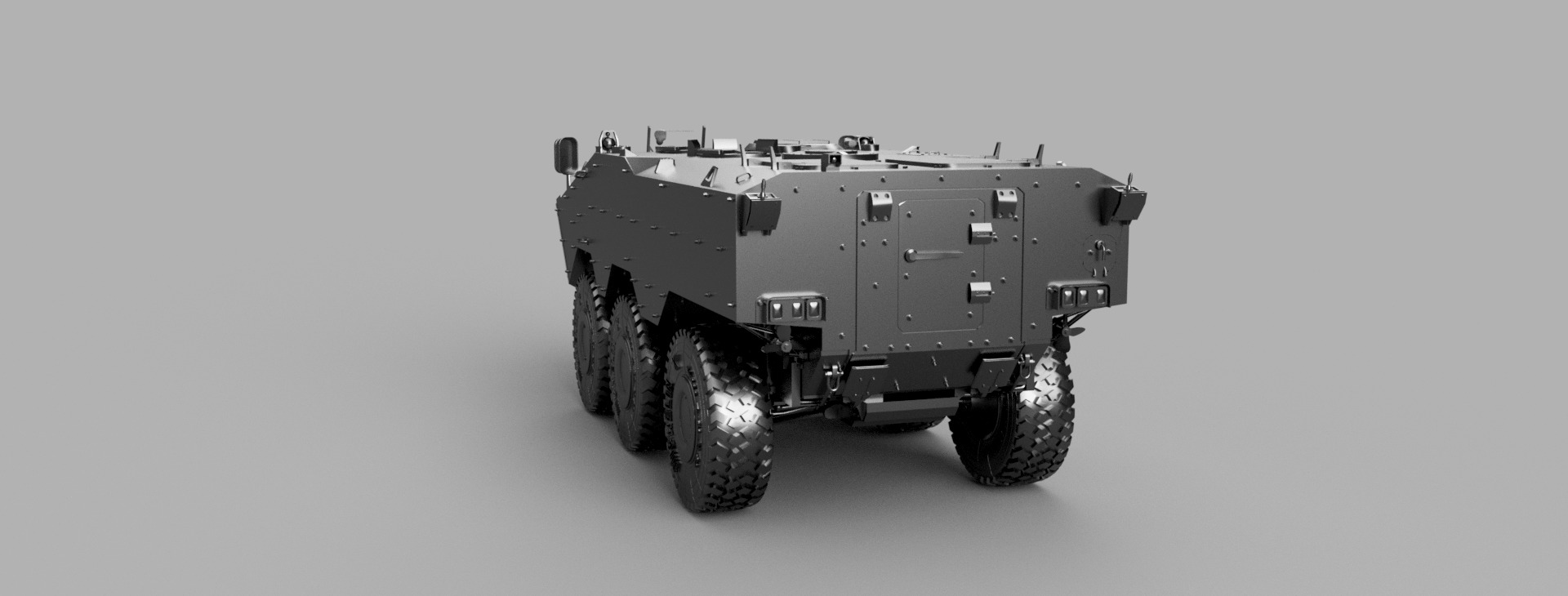 VBTP - GUARANI 6x6 3D print model_2
