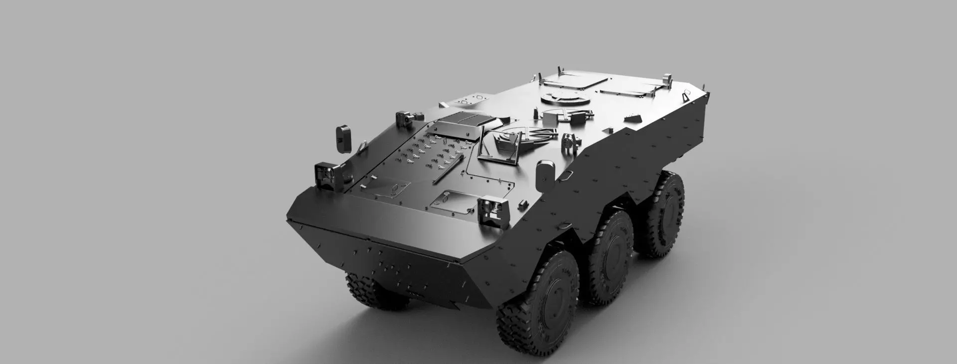 VBTP - GUARANI 6x6 3D print model_0