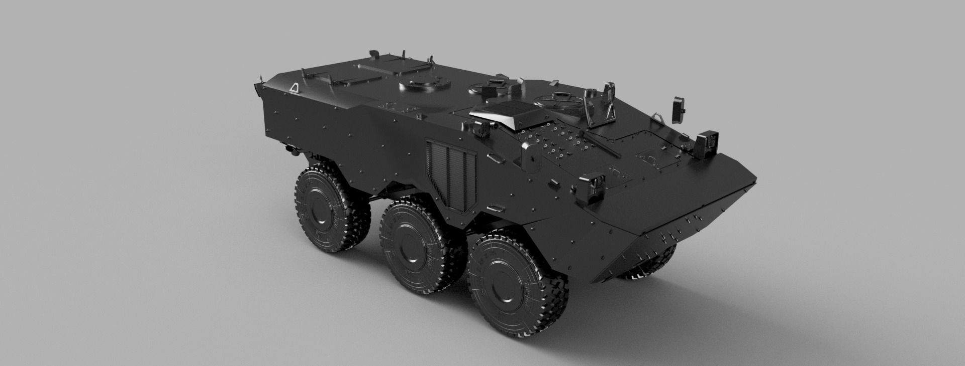 VBTP - GUARANI 6x6 3D print model_1
