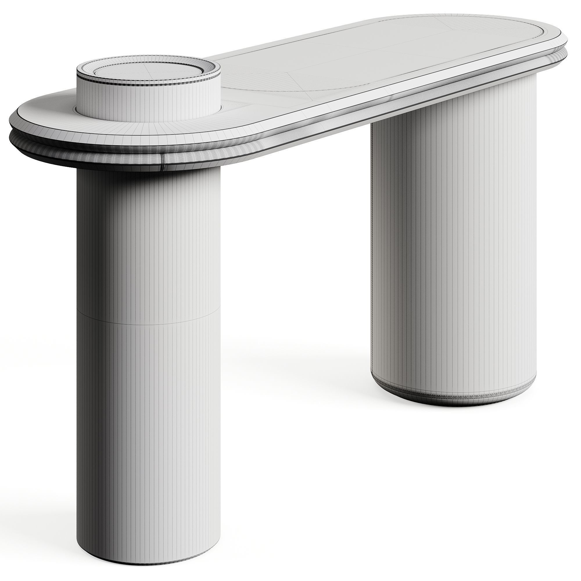 Giorgetti LIZ Console L3L2024 Low-poly 3D model_6
