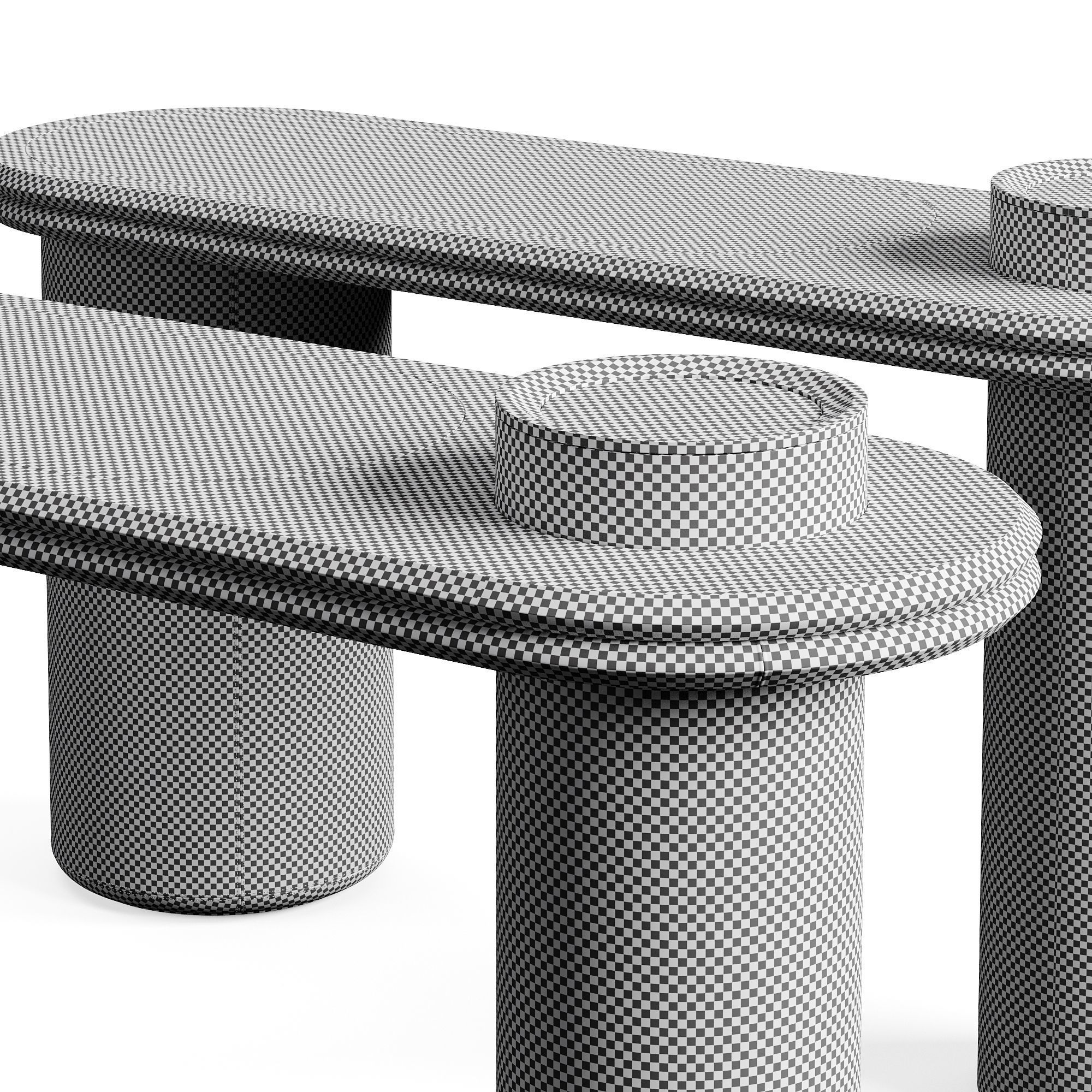 Giorgetti LIZ Console L3L2024 Low-poly 3D model_7