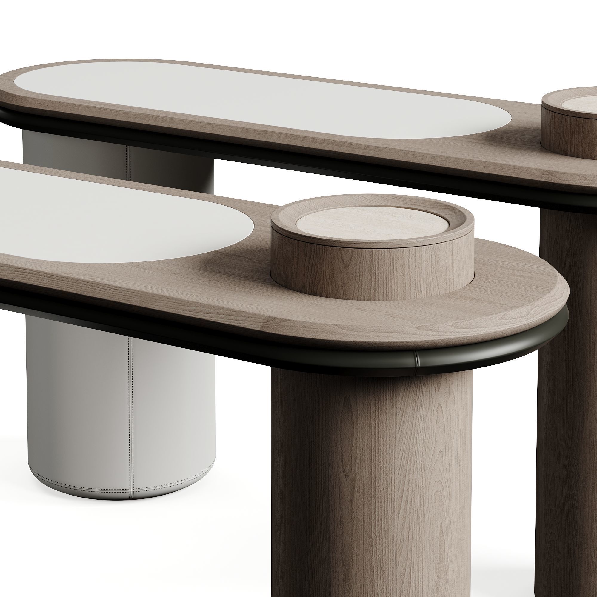 Giorgetti LIZ Console L3L2024 Low-poly 3D model_3
