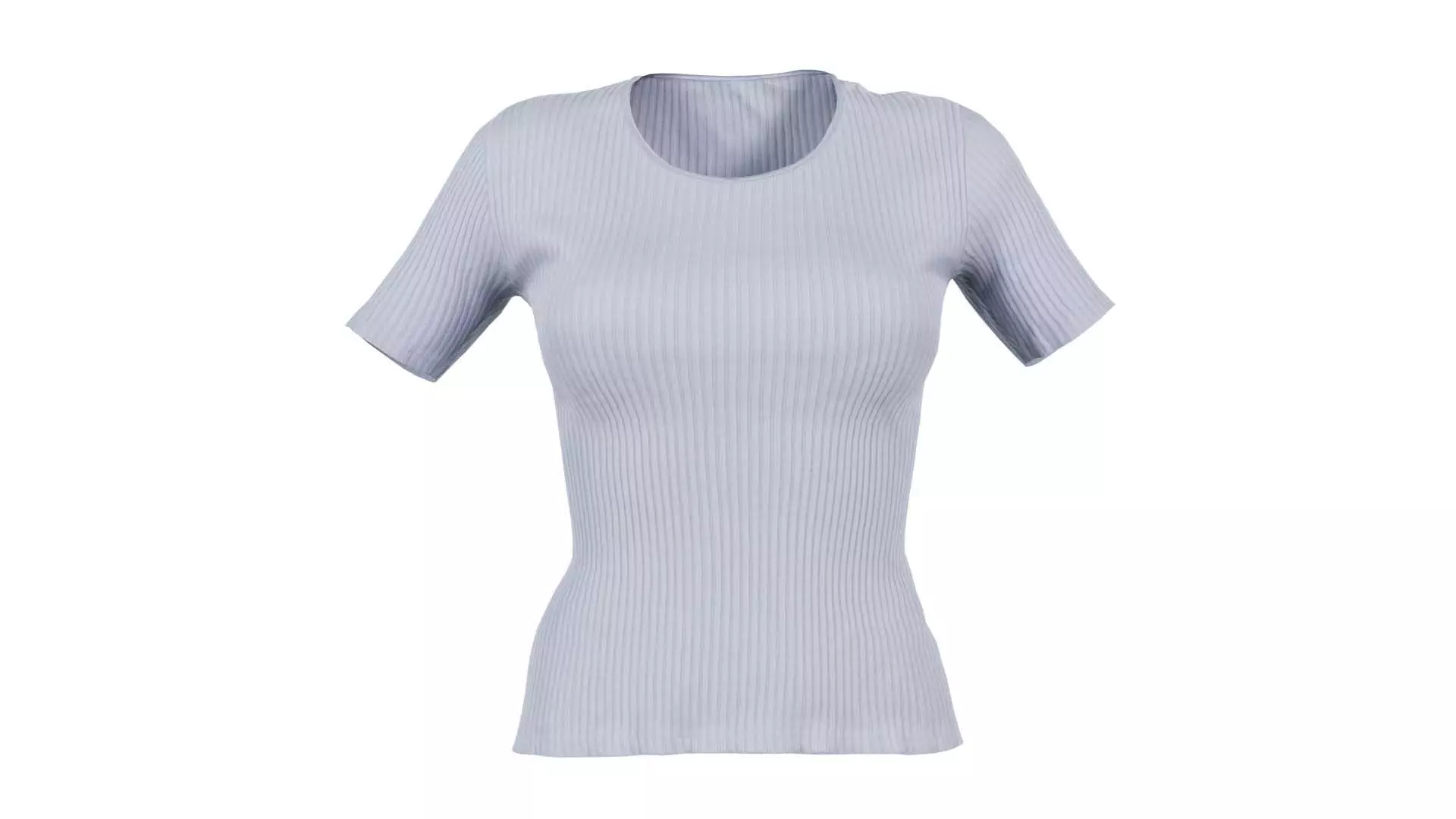 Light Blue Top Low-poly 3D model