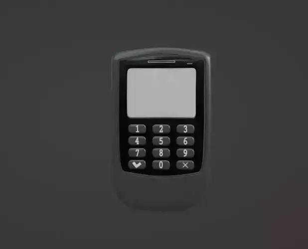 Pager Low-poly 3D model
