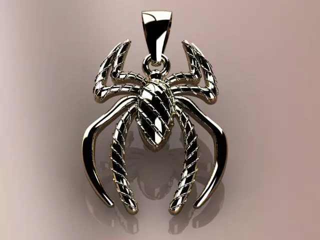 spider pendant 3D print model
