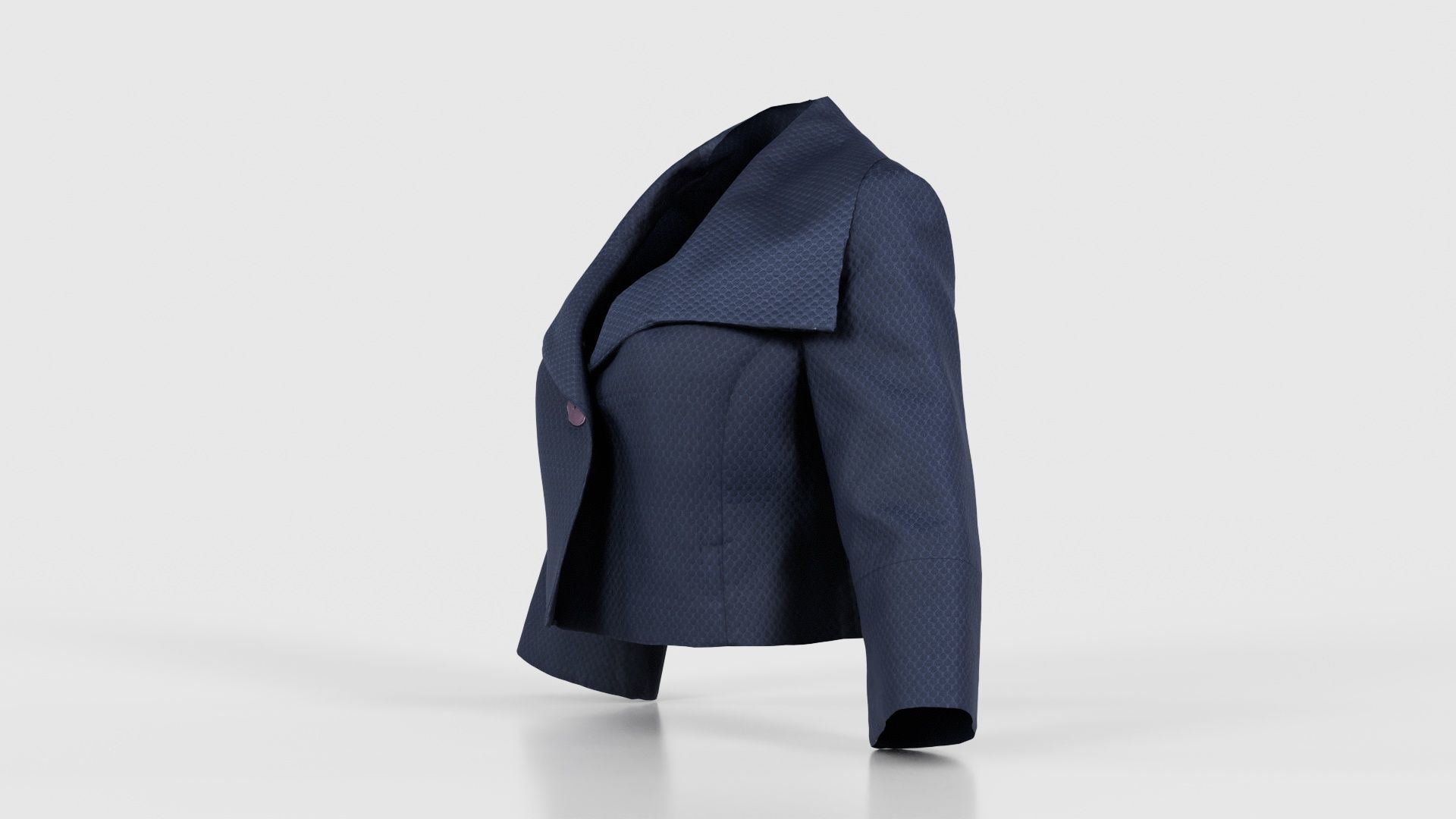 Mini Stylish Jacket Top Low-poly 3D model_25