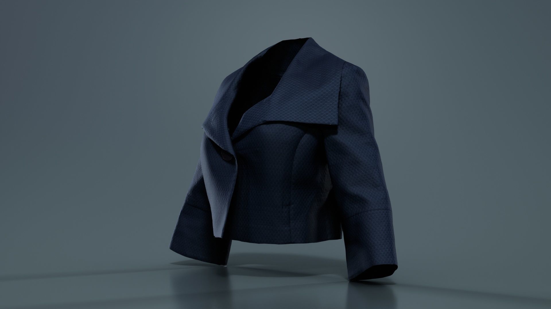 Mini Stylish Jacket Top Low-poly 3D model_4