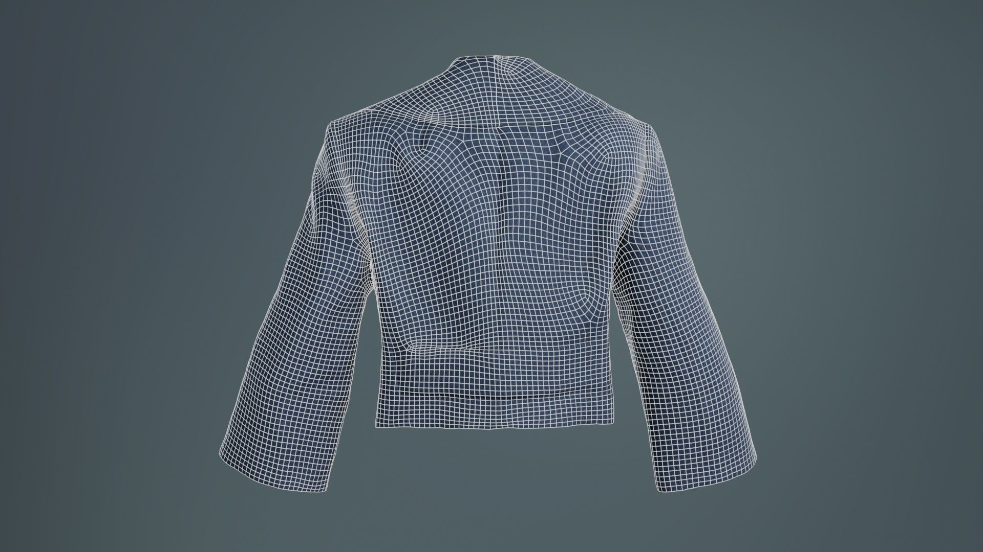 Mini Stylish Jacket Top Low-poly 3D model_10