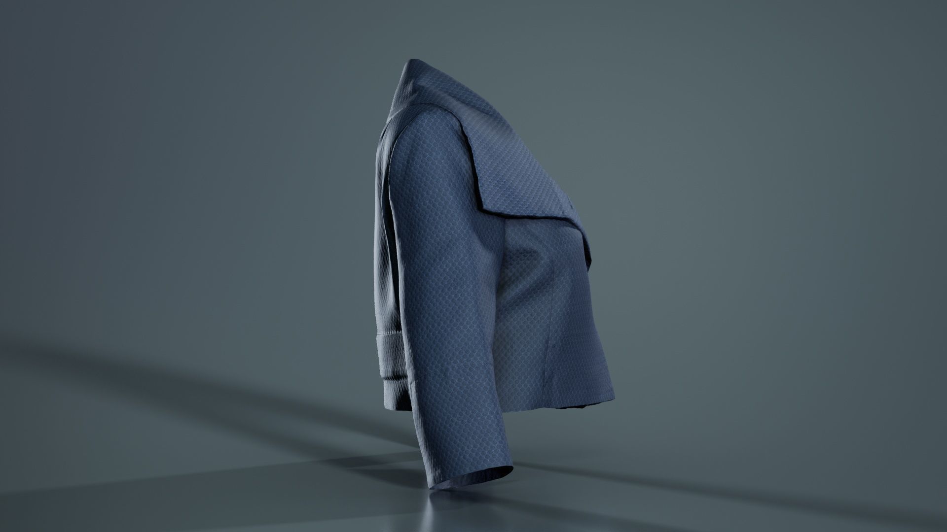 Mini Stylish Jacket Top Low-poly 3D model_3
