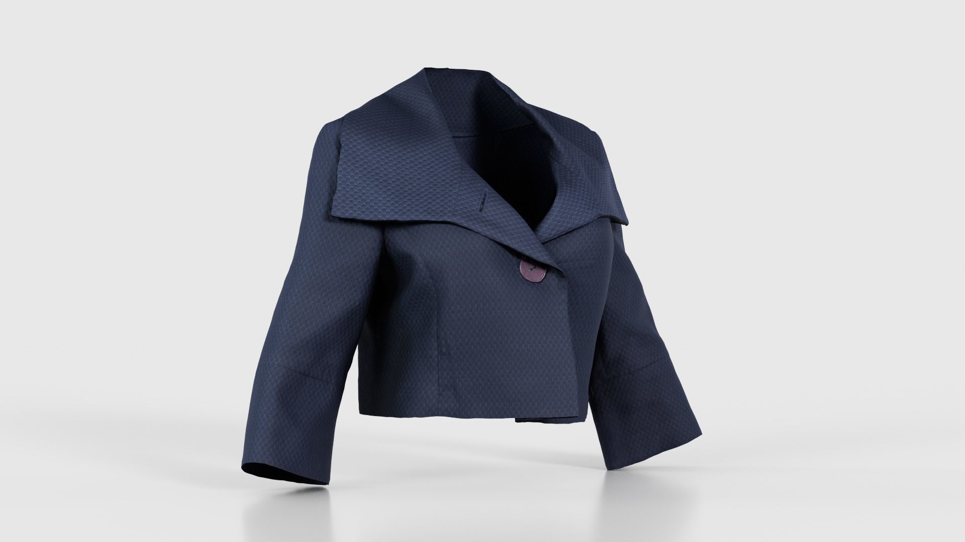 Mini Stylish Jacket Top Low-poly 3D model_16