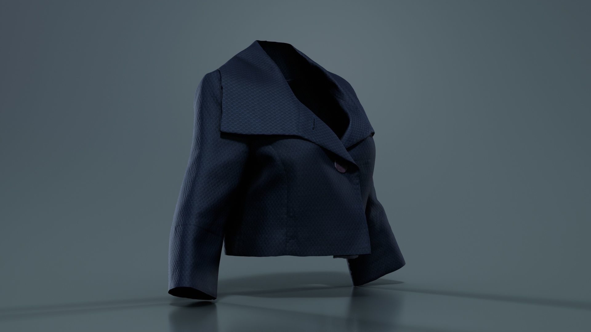 Mini Stylish Jacket Top Low-poly 3D model_2