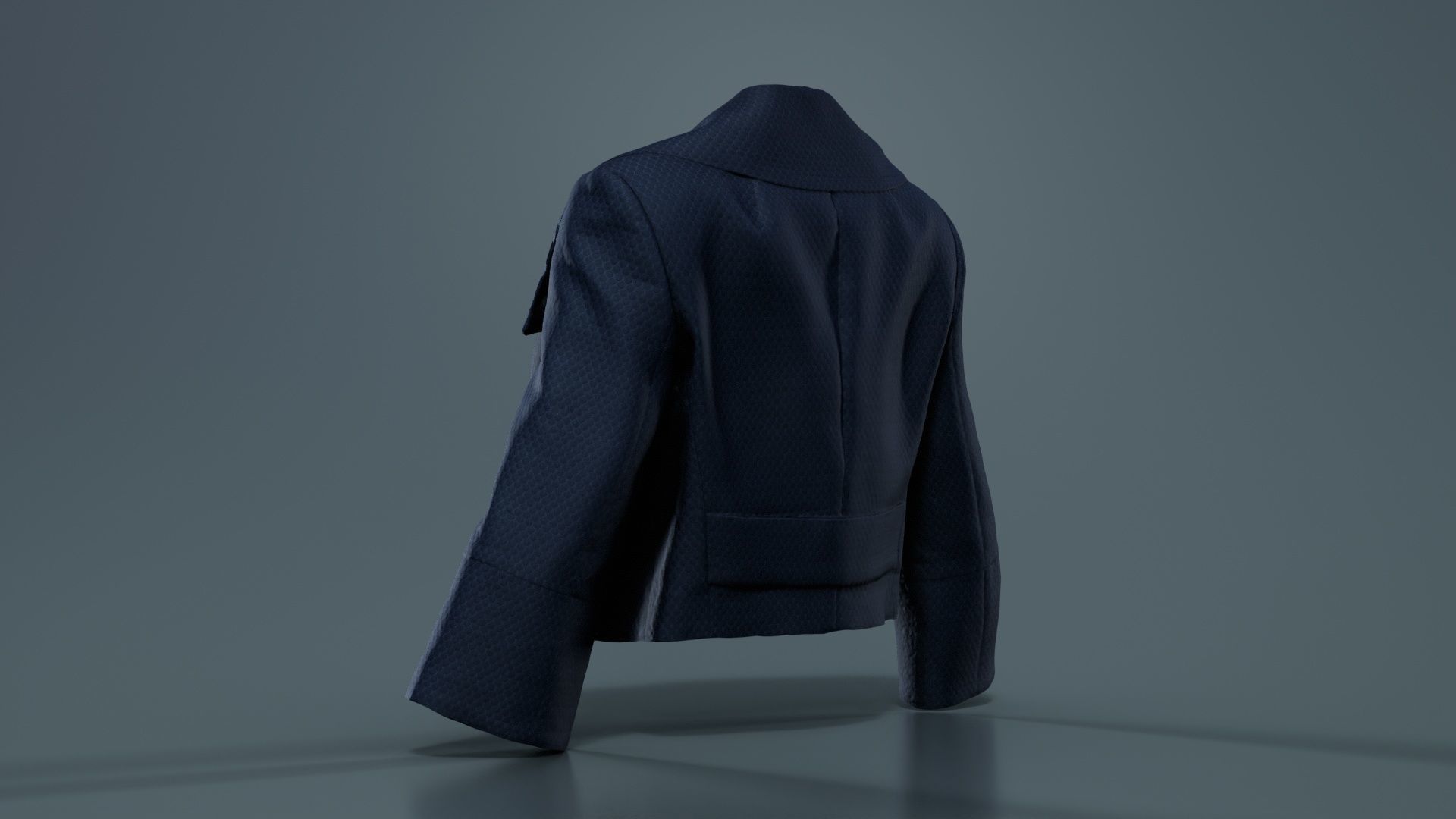 Mini Stylish Jacket Top Low-poly 3D model_8