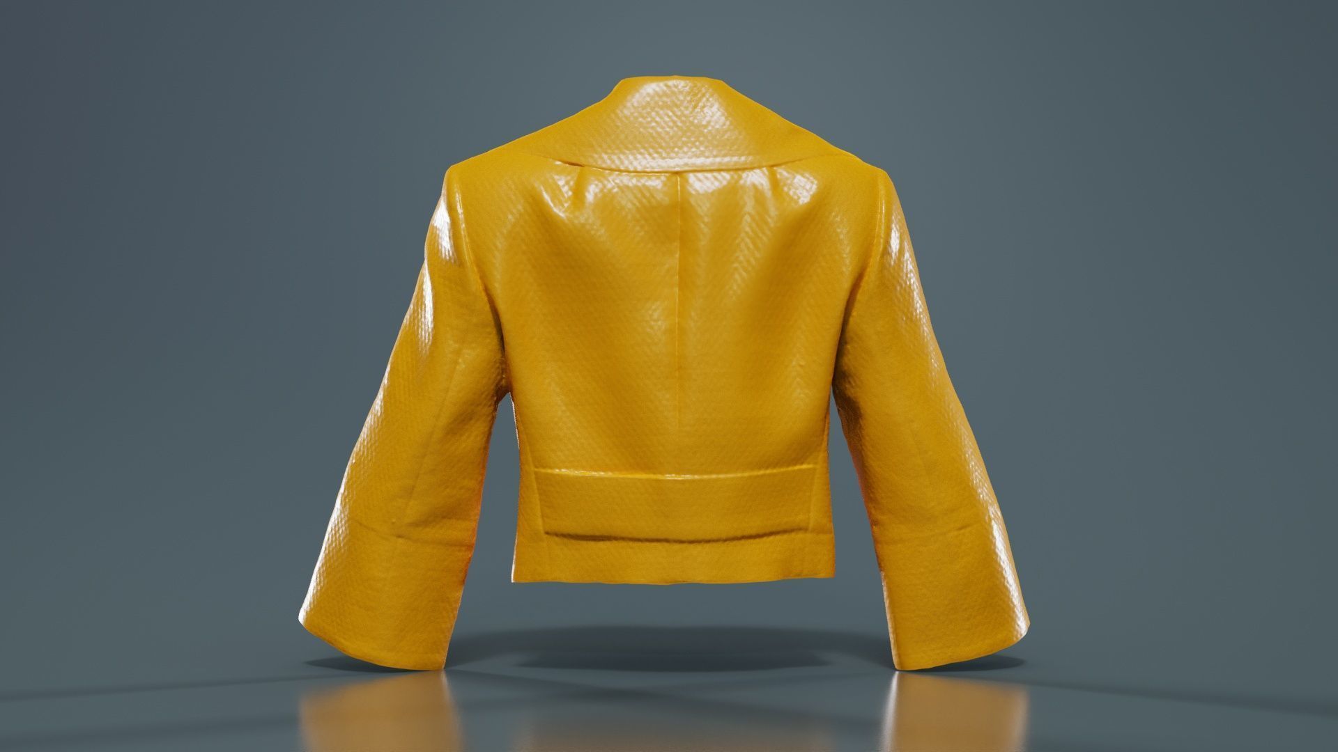 Mini Stylish Jacket Top Low-poly 3D model_13