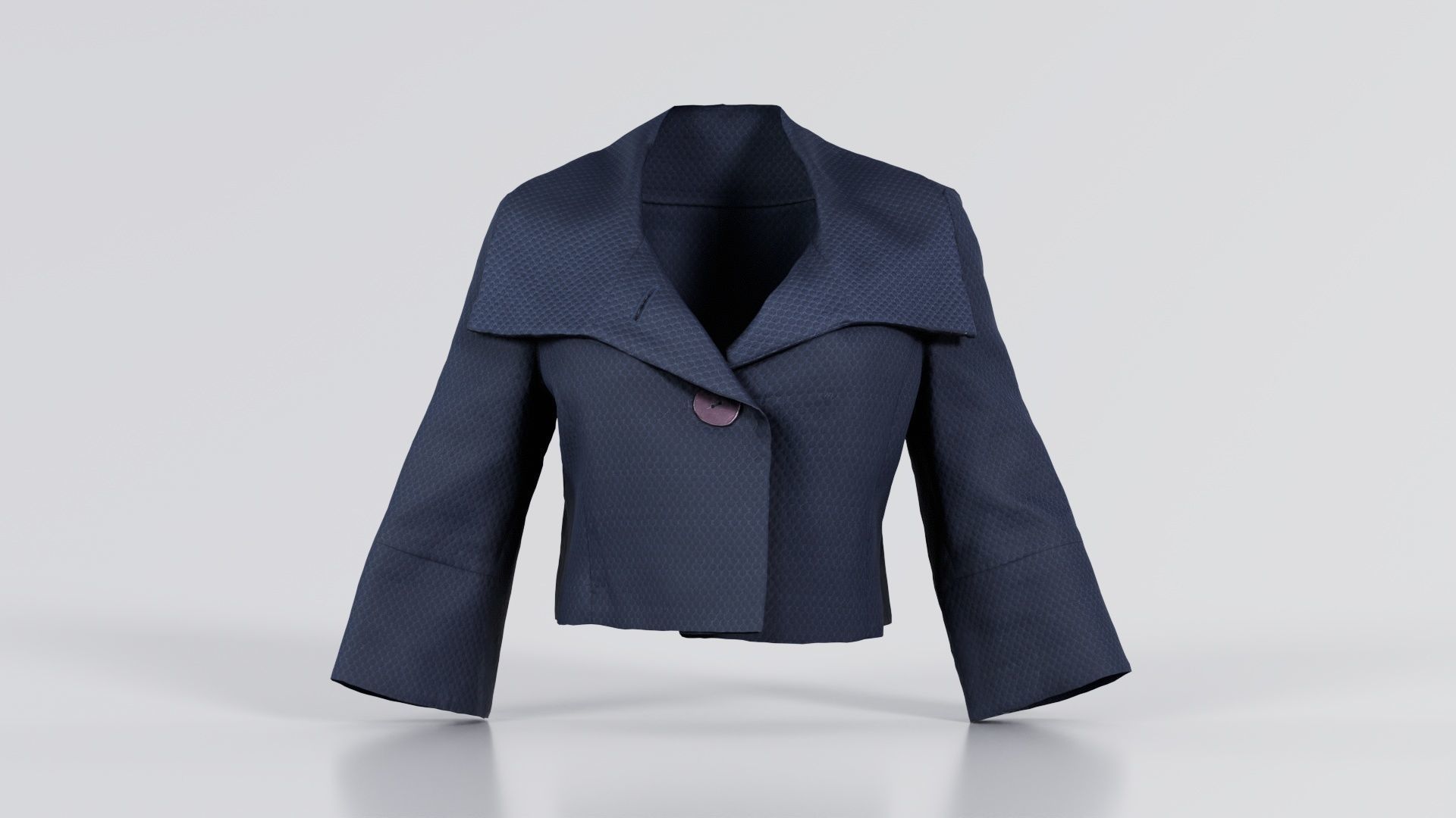 Mini Stylish Jacket Top Low-poly 3D model_6