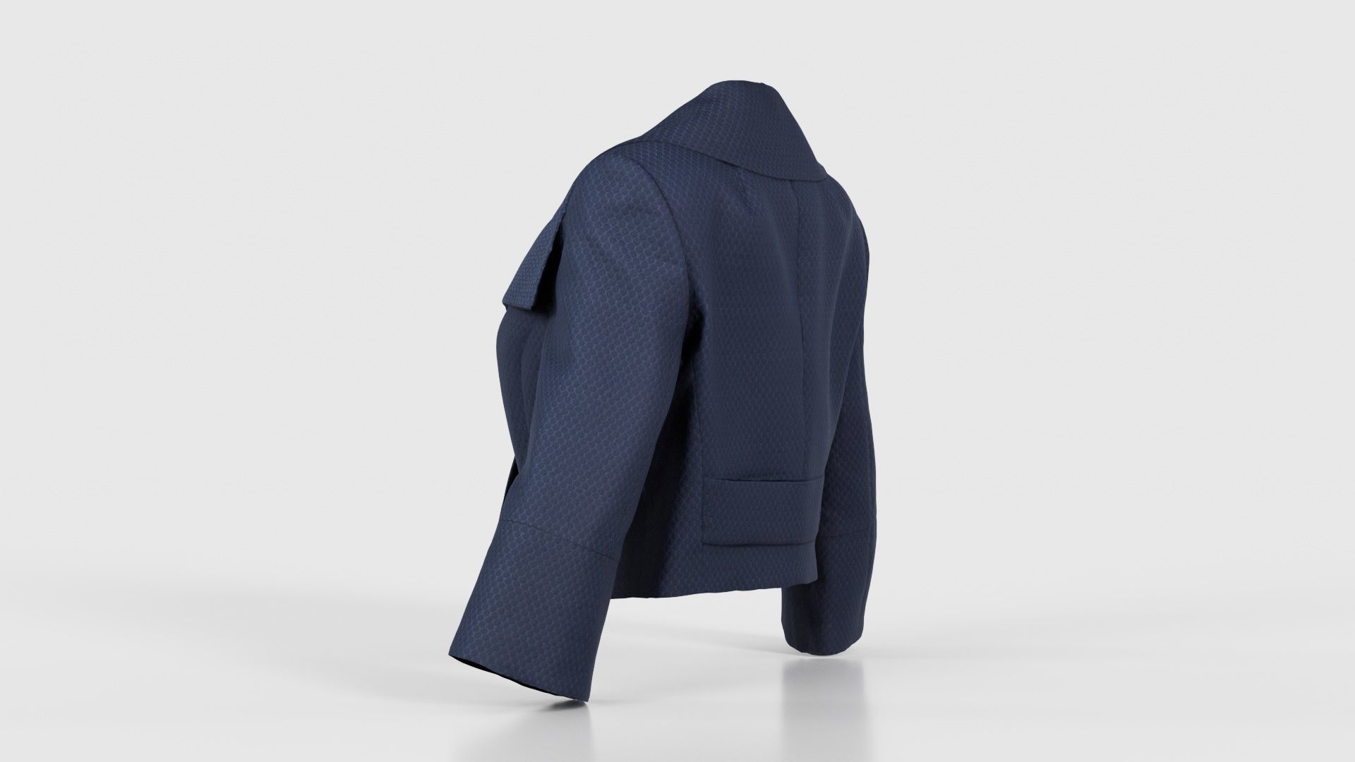 Mini Stylish Jacket Top Low-poly 3D model_23