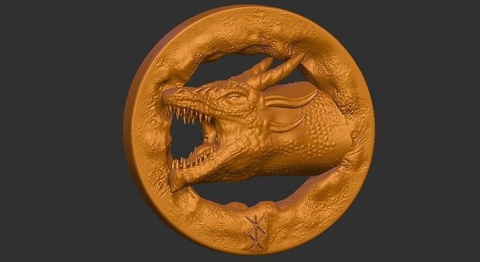 Llavero Dragon 3D print model