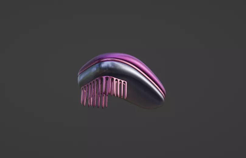 Scalp Care Device Low-poly 3D model
