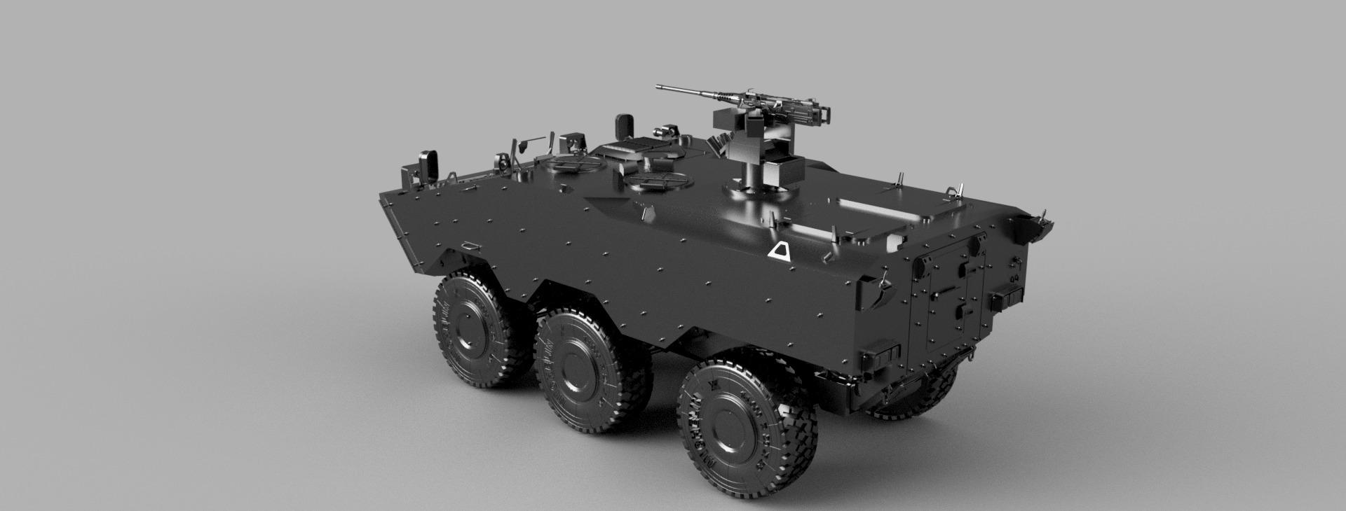 VBTP - GUARANI 6x6 Tower REMAX 3D print model_2