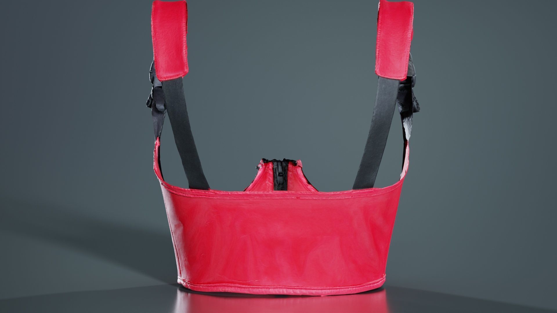 Open Buckle Top Low-poly 3D model_6