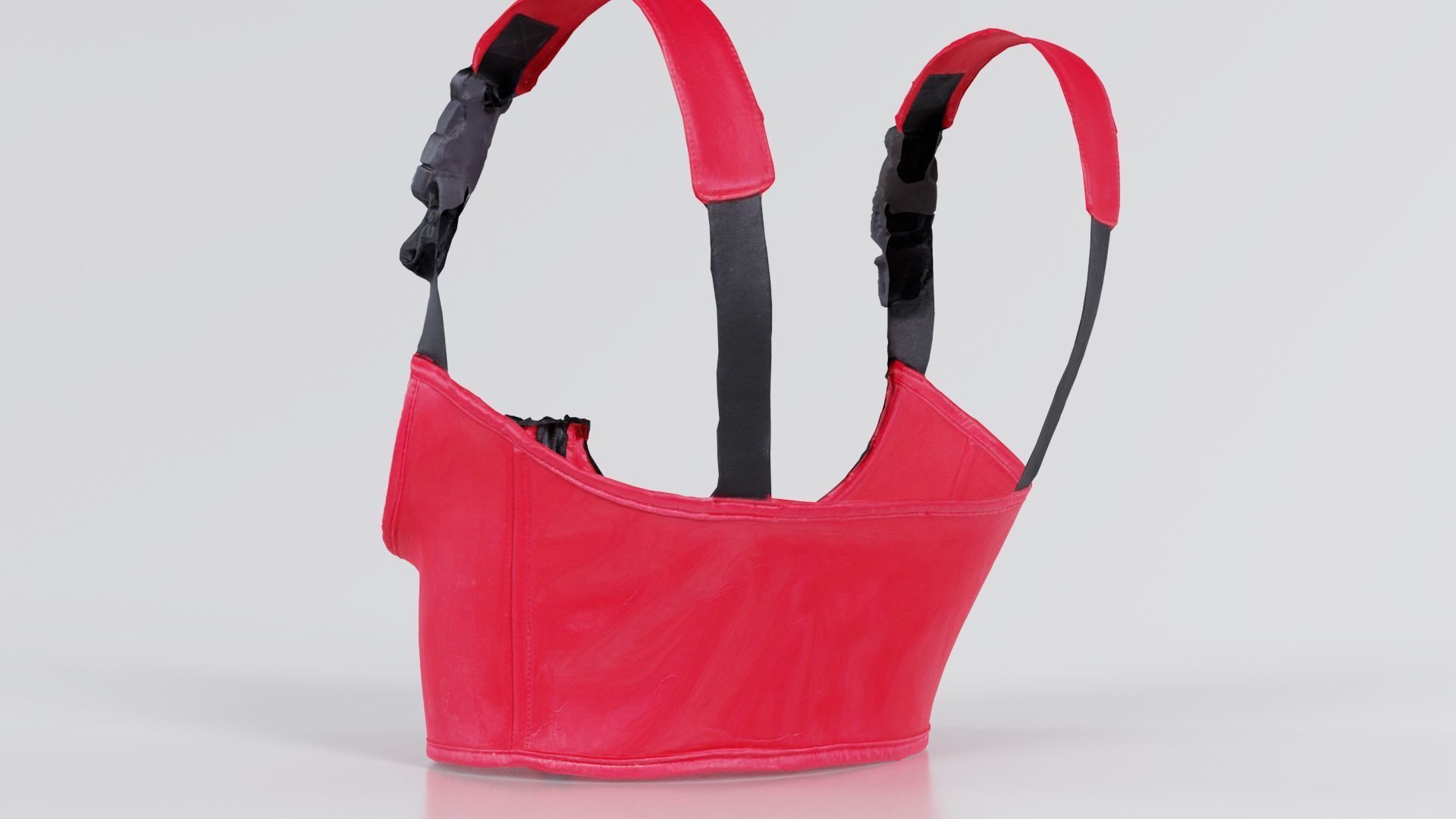 Open Buckle Top Low-poly 3D model_4