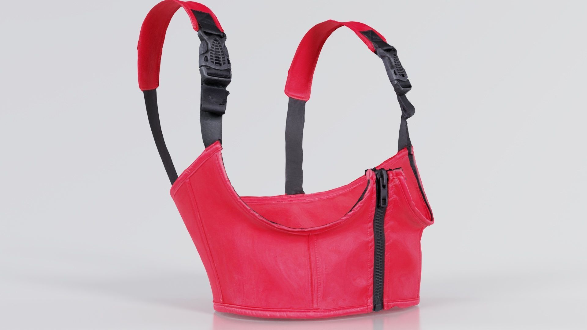 Open Buckle Top Low-poly 3D model_5