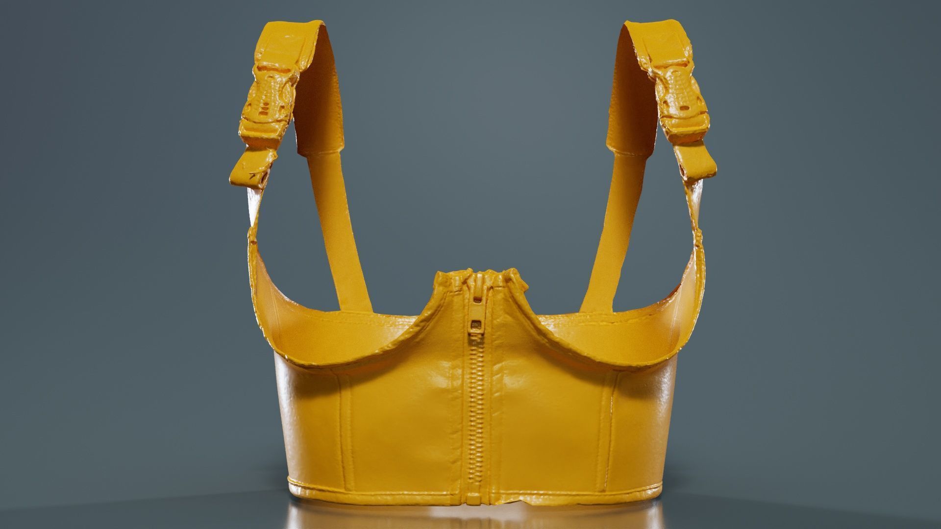 Open Buckle Top Low-poly 3D model_12