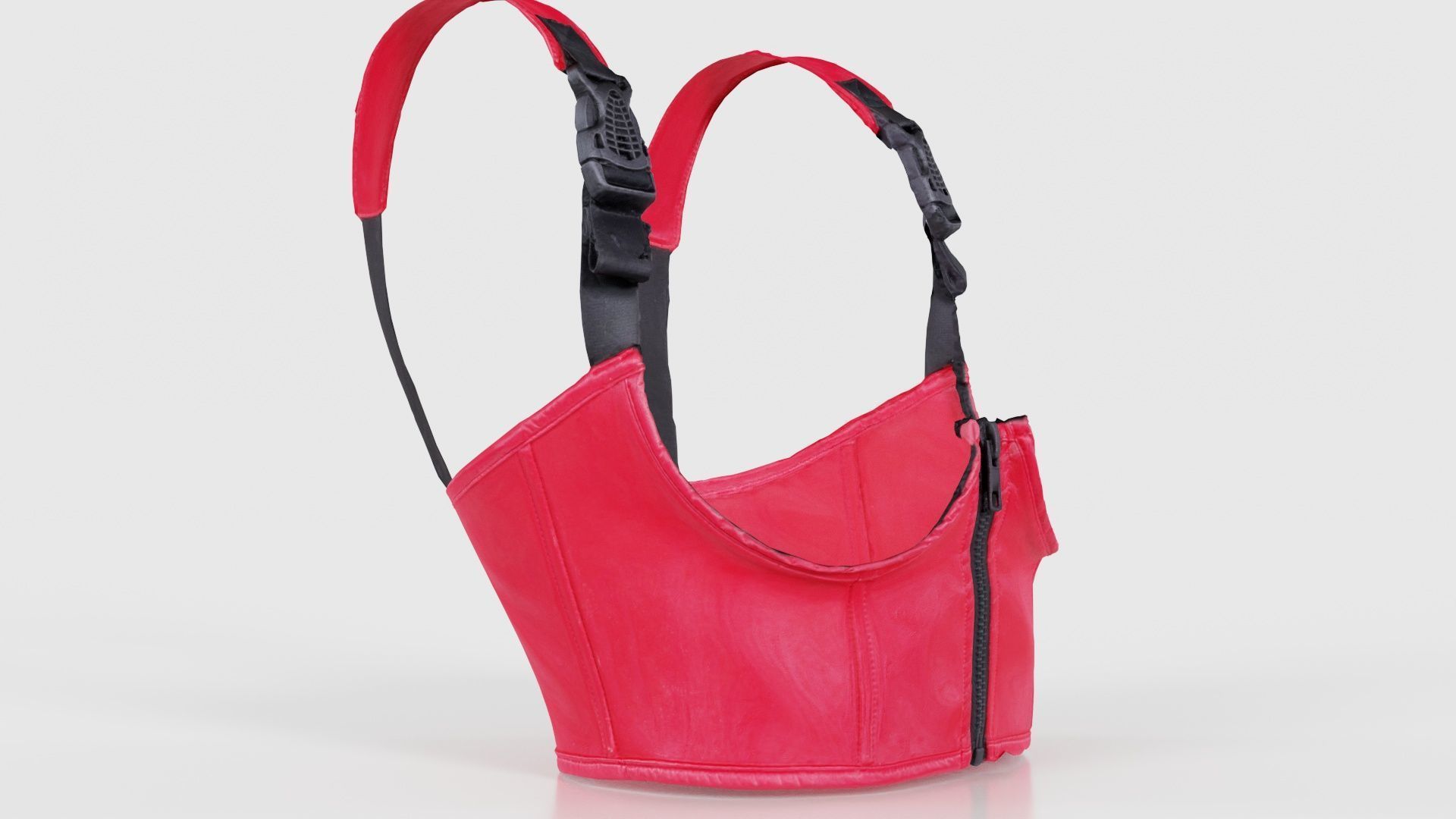 Open Buckle Top Low-poly 3D model_17