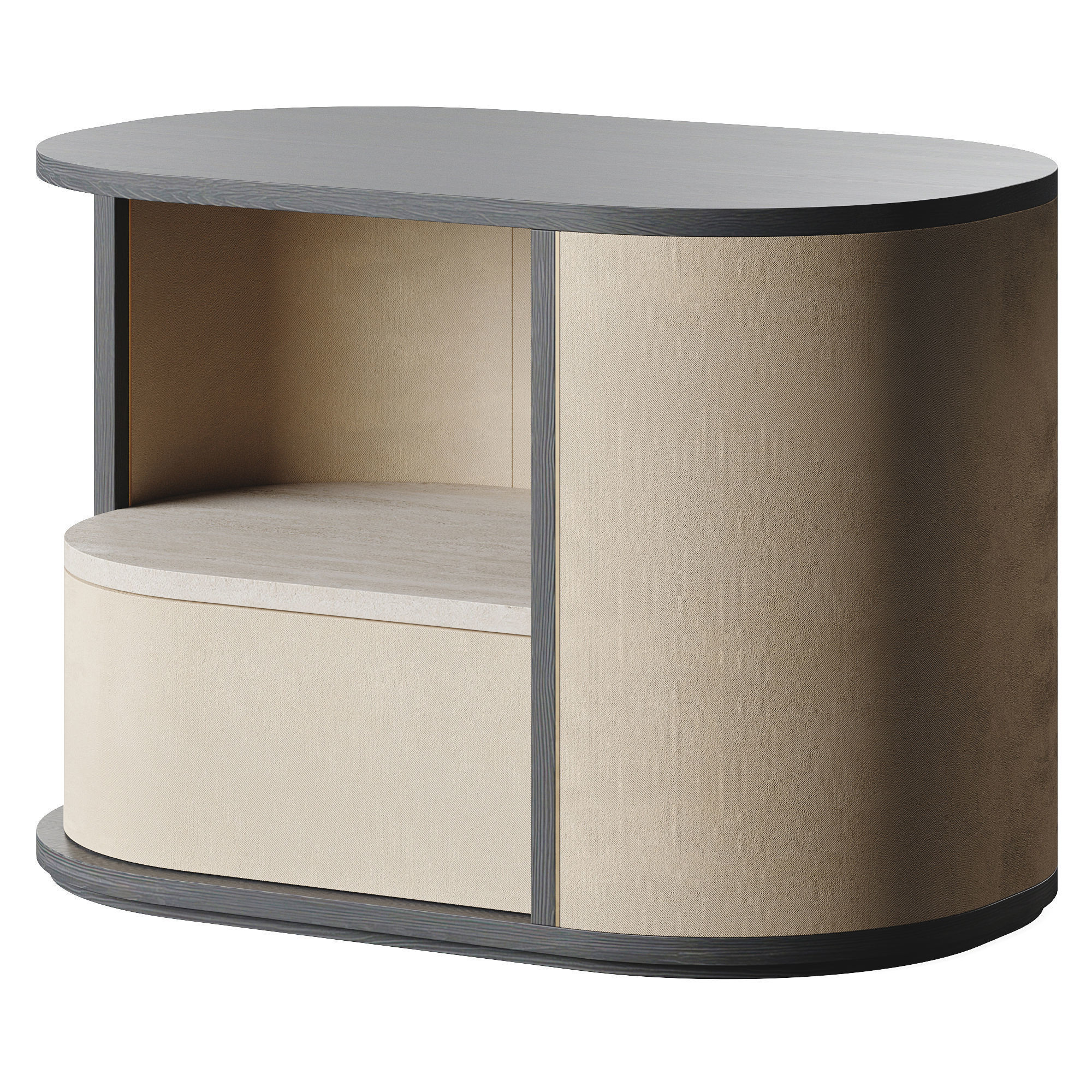 Frato NASHUA Bedside Table Low-poly 3D model_3