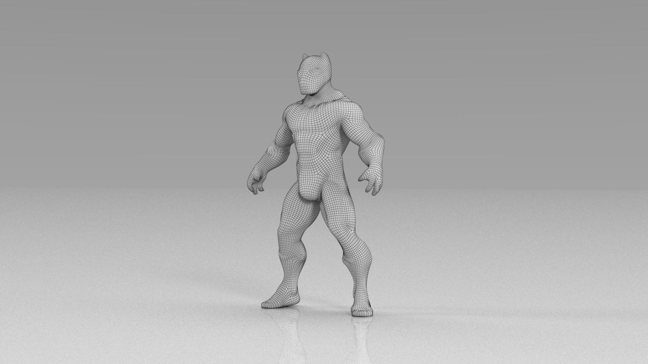 The avengers 3ds models Low poly  Low-poly 3D model_6