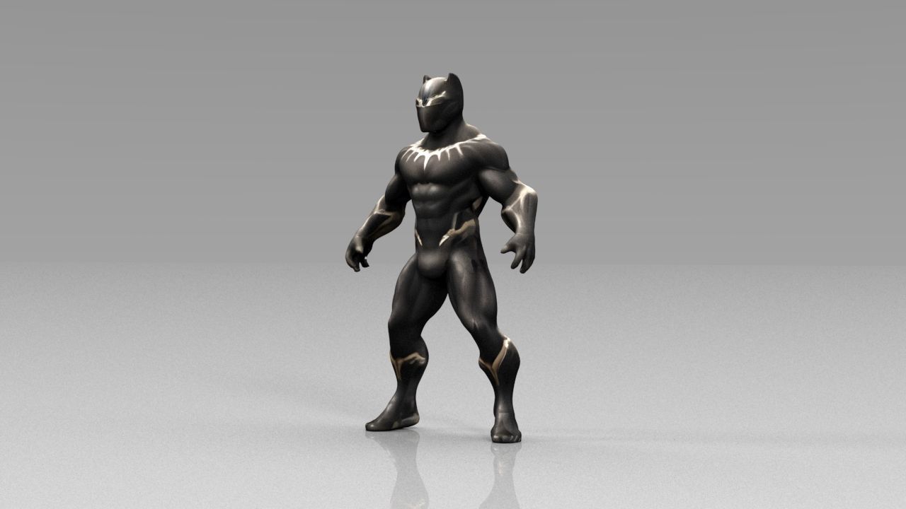 The avengers 3ds models Low poly  Low-poly 3D model_2