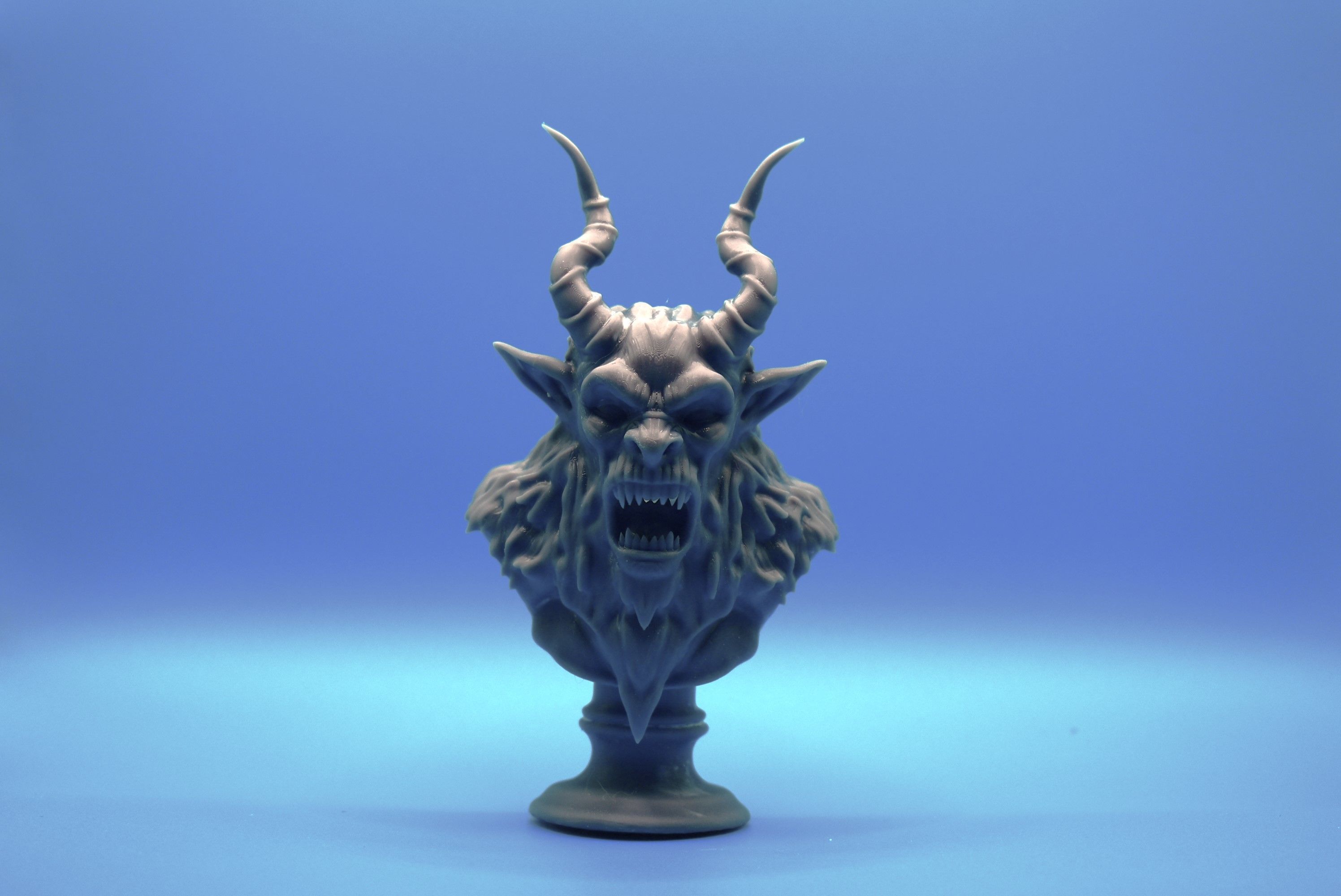 Krampus Bust 3D print model_2