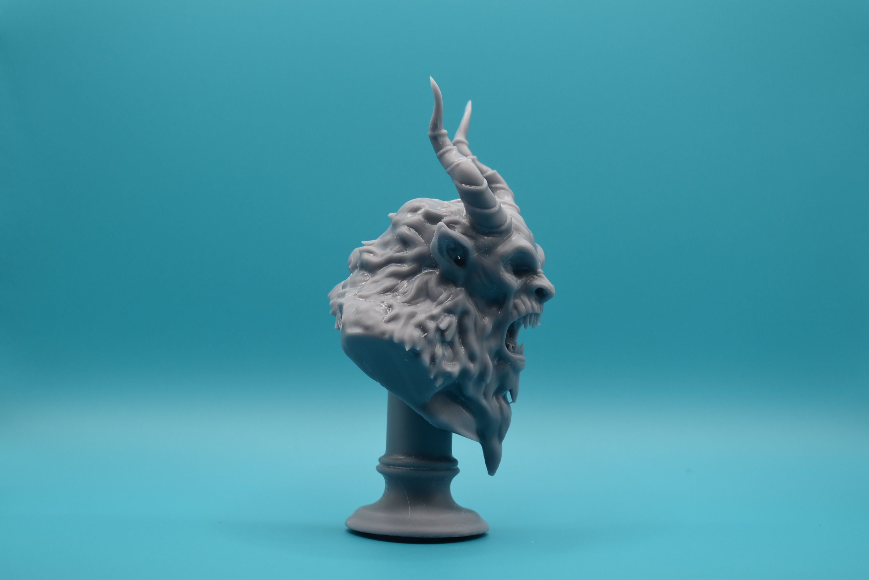 Krampus Bust 3D print model_4