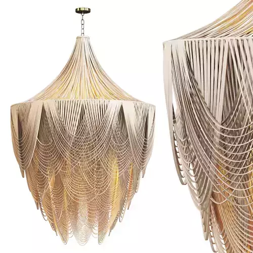 Leather Chandelier