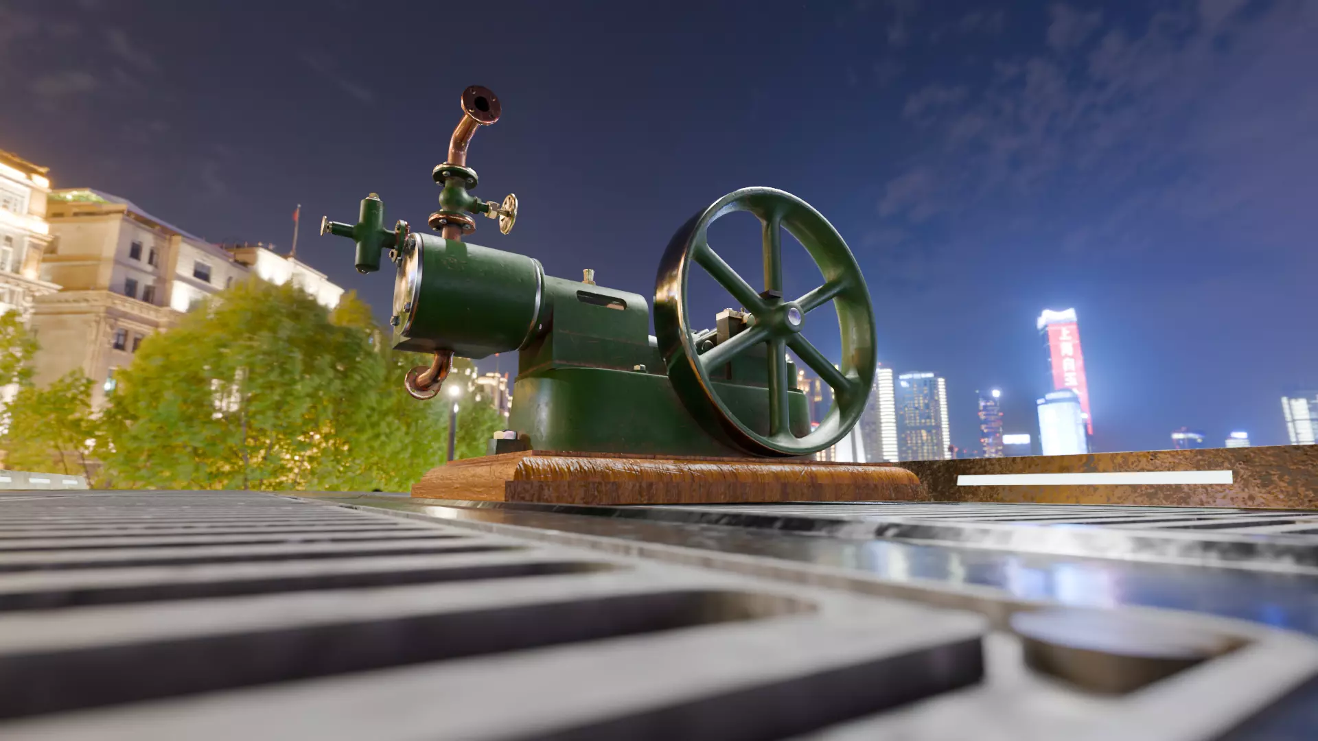 Hydrogen Engine Phycabo Free 3D model