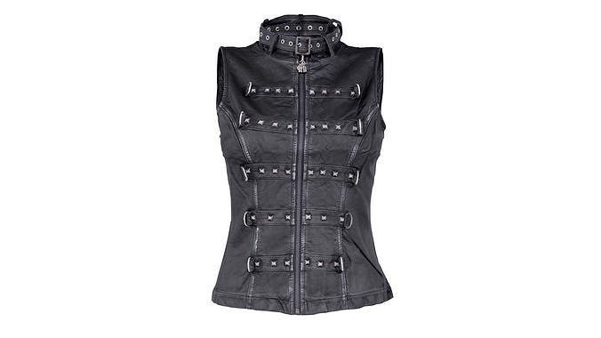 Rings Leather Vest Low-poly 3D model