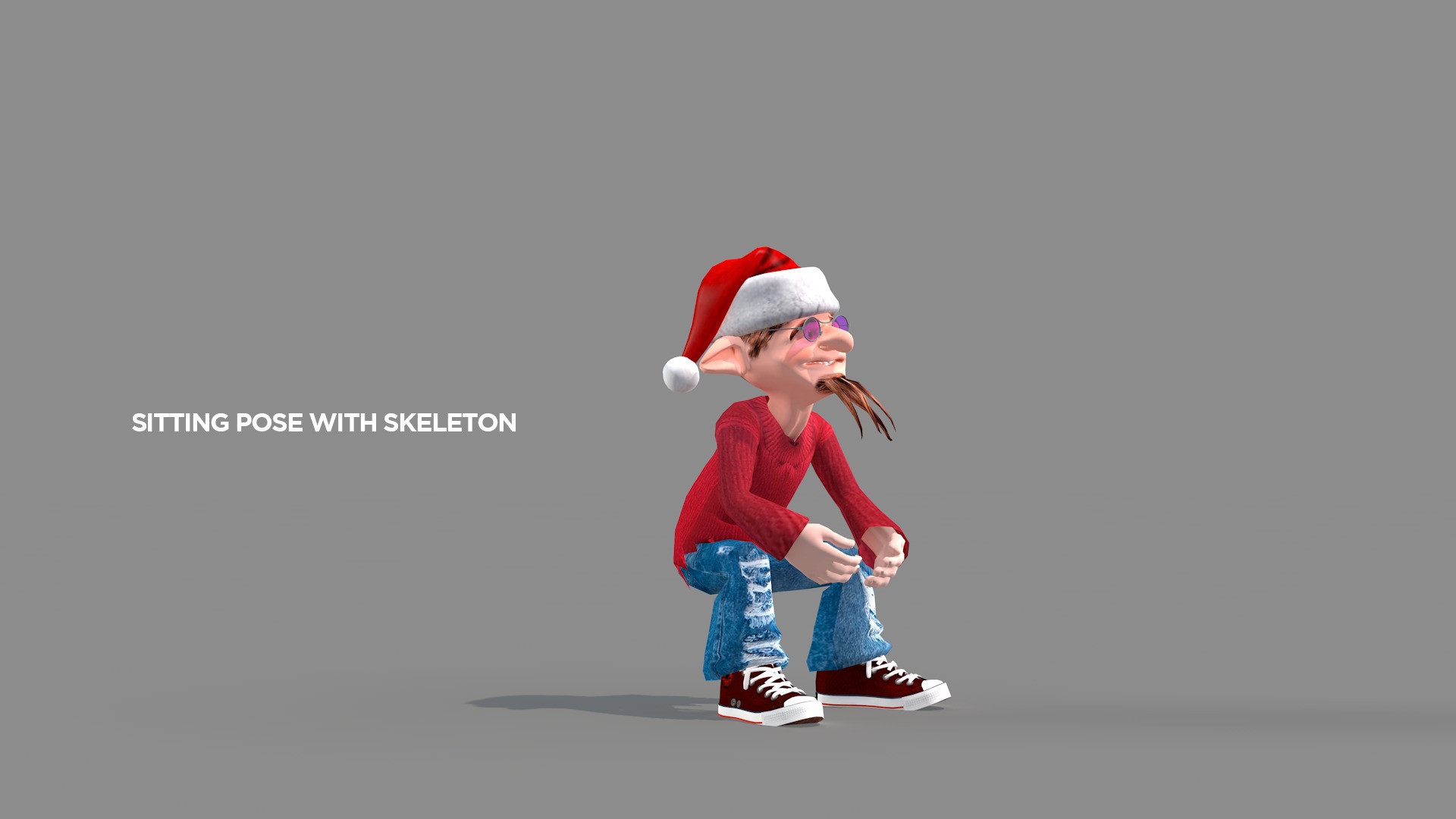 Happy Elf Character 3D model_6