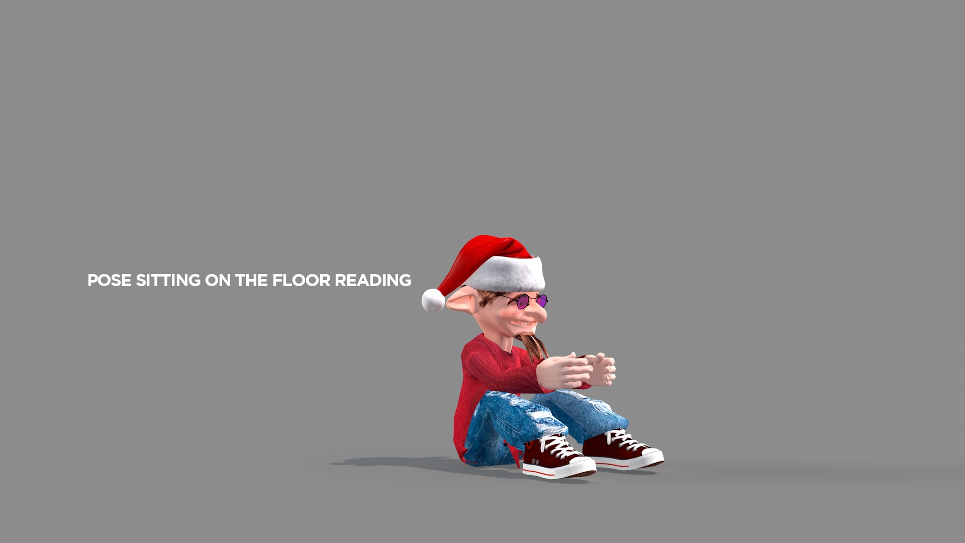 Happy Elf Character 3D model_12