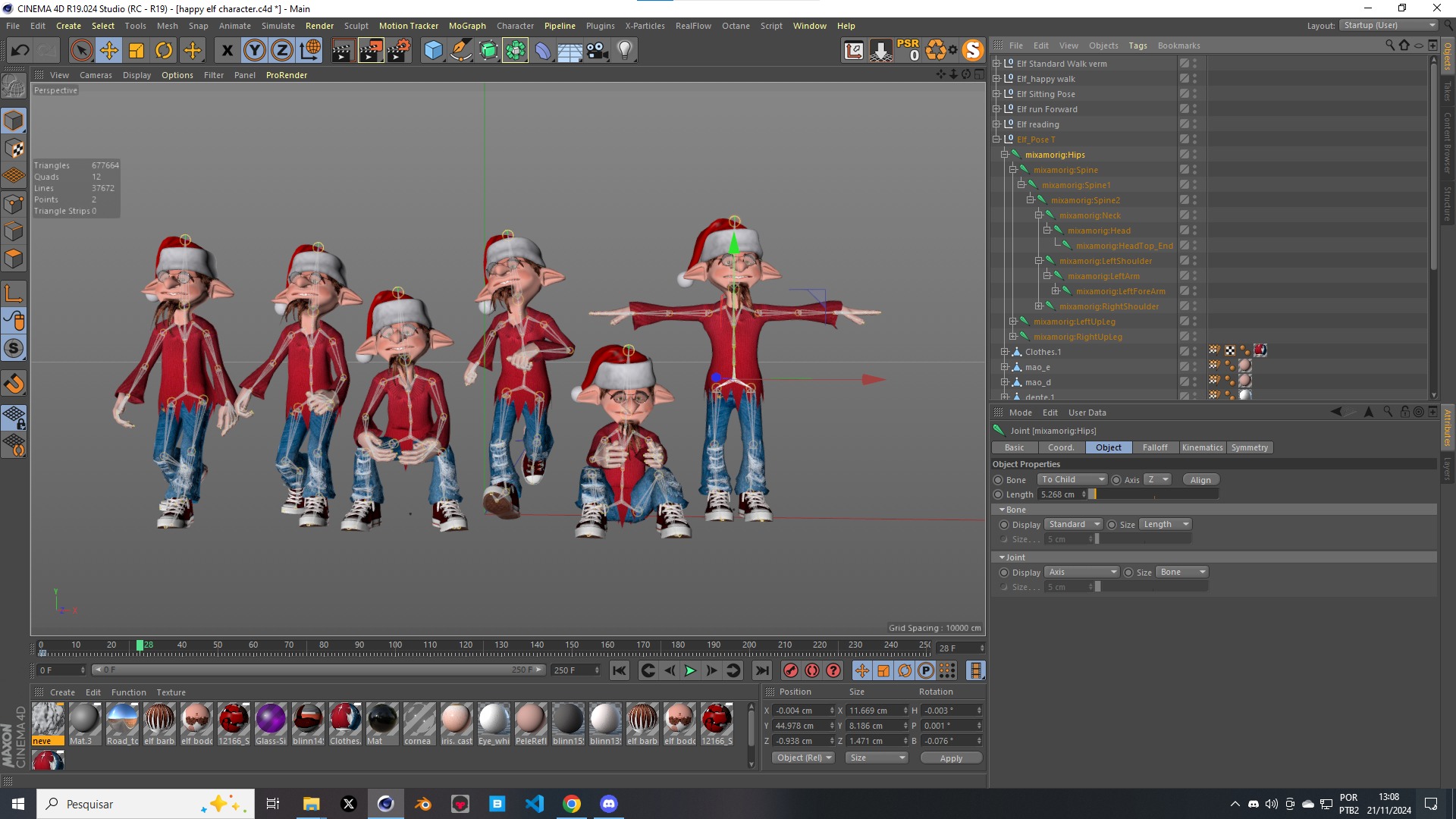 Happy Elf Character 3D model_20