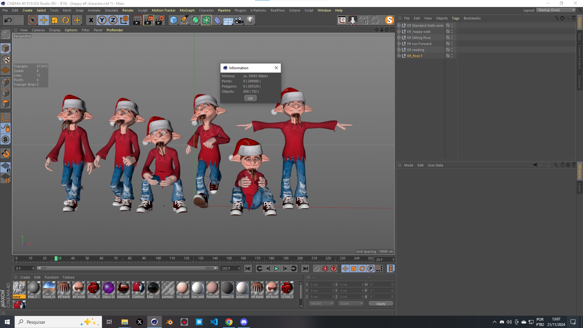 Happy Elf Character 3D model_7