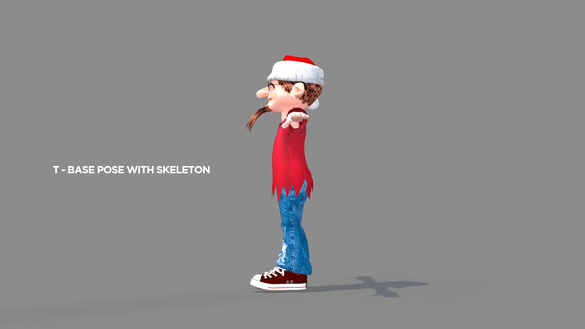 Happy Elf Character 3D model_15