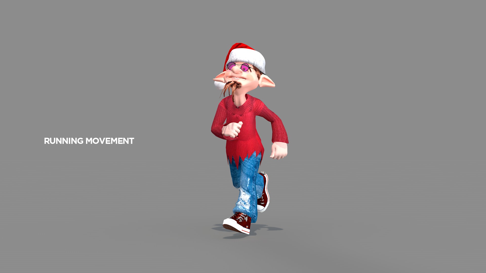 Happy Elf Character 3D model_10