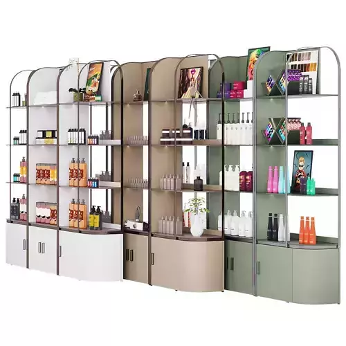 Salon Product Display Shelves