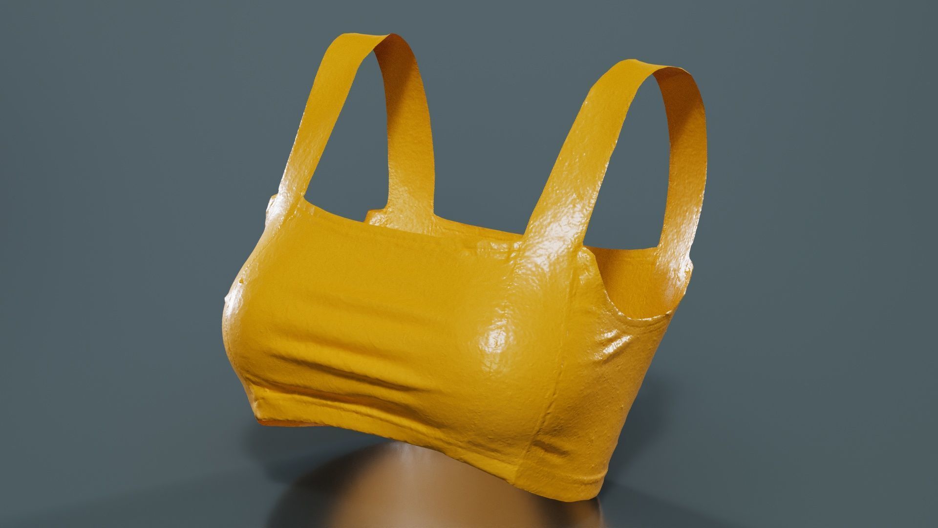 Tiger Bra Low-poly 3D model_12