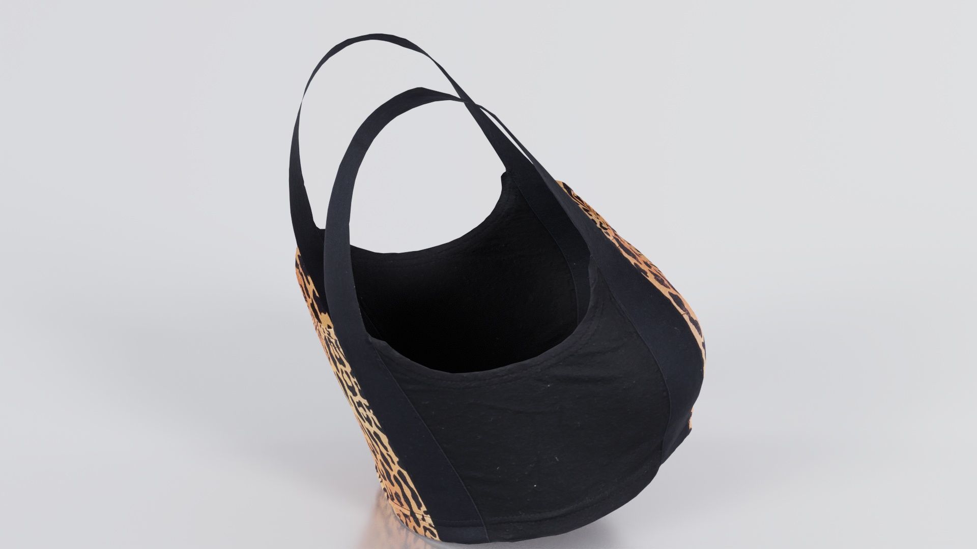 Tiger Bra Low-poly 3D model_8